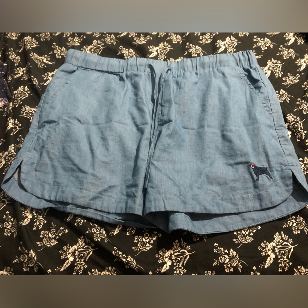 southern girl prep chambray shorts